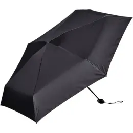 Serendipio Salem Recycled PET Compact Umbrella with EVA Pouch Black Unbranded